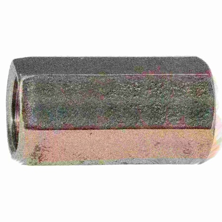 Midwest Fastener Coupling Nut, 1/2"-20, 18-8 Stainless Steel, Not Graded, 1-3/4 in Lg, 2 PK 931206